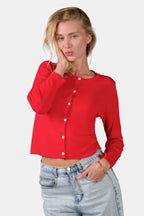 Lumi|Viscose Button Down Knit Cardigan