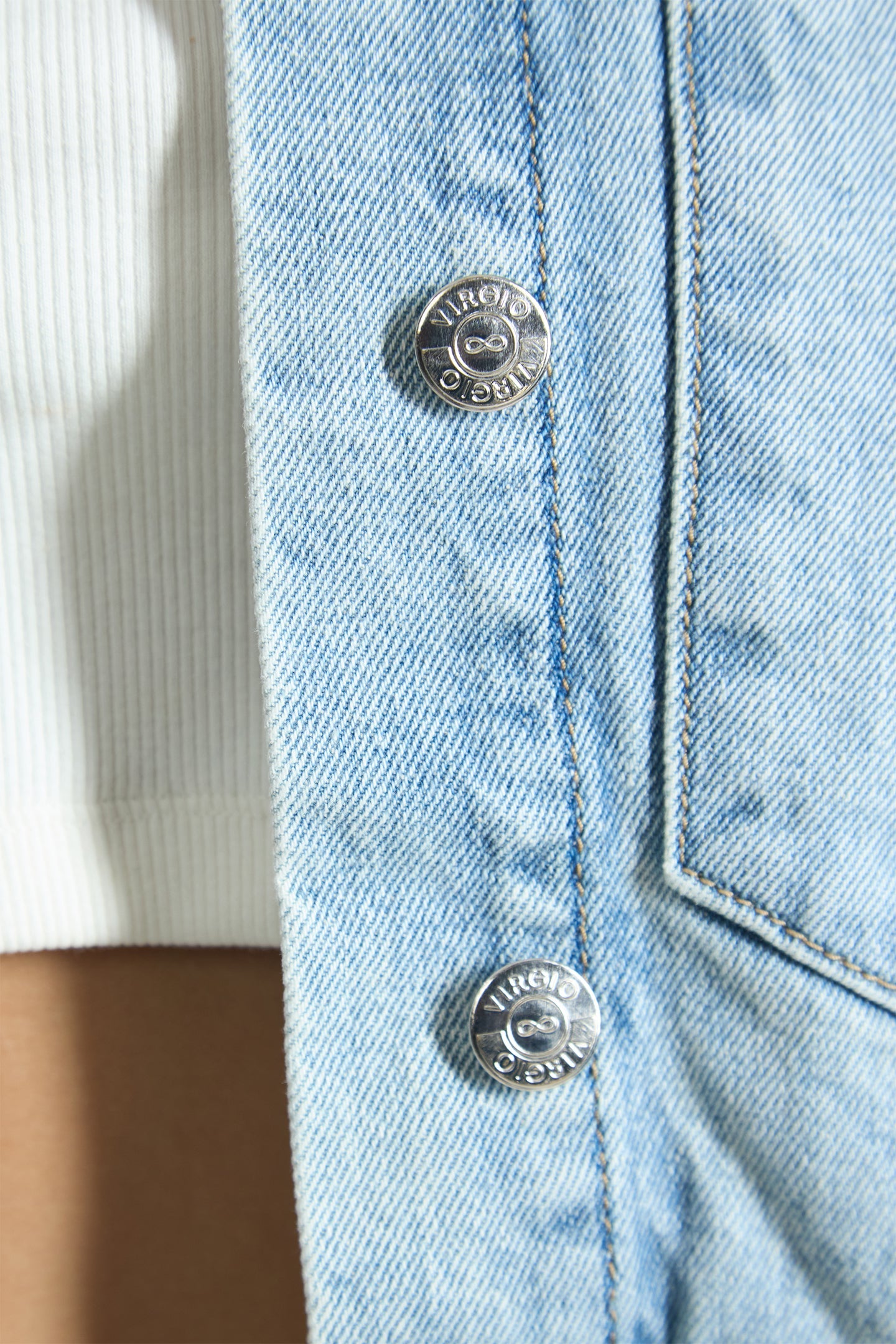 Ryder|100% Cotton Oversized Pockets Denim Jacket
