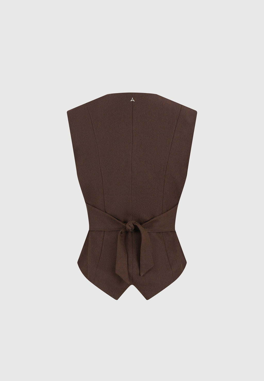 Christine - Tailored Cinch Waistcoat - Brown