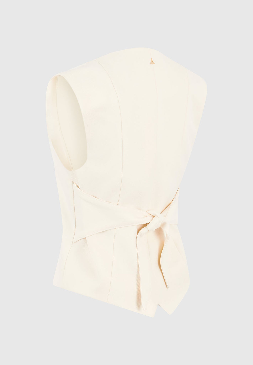 Christine - Tailored Cinch Waistcoat - Off White