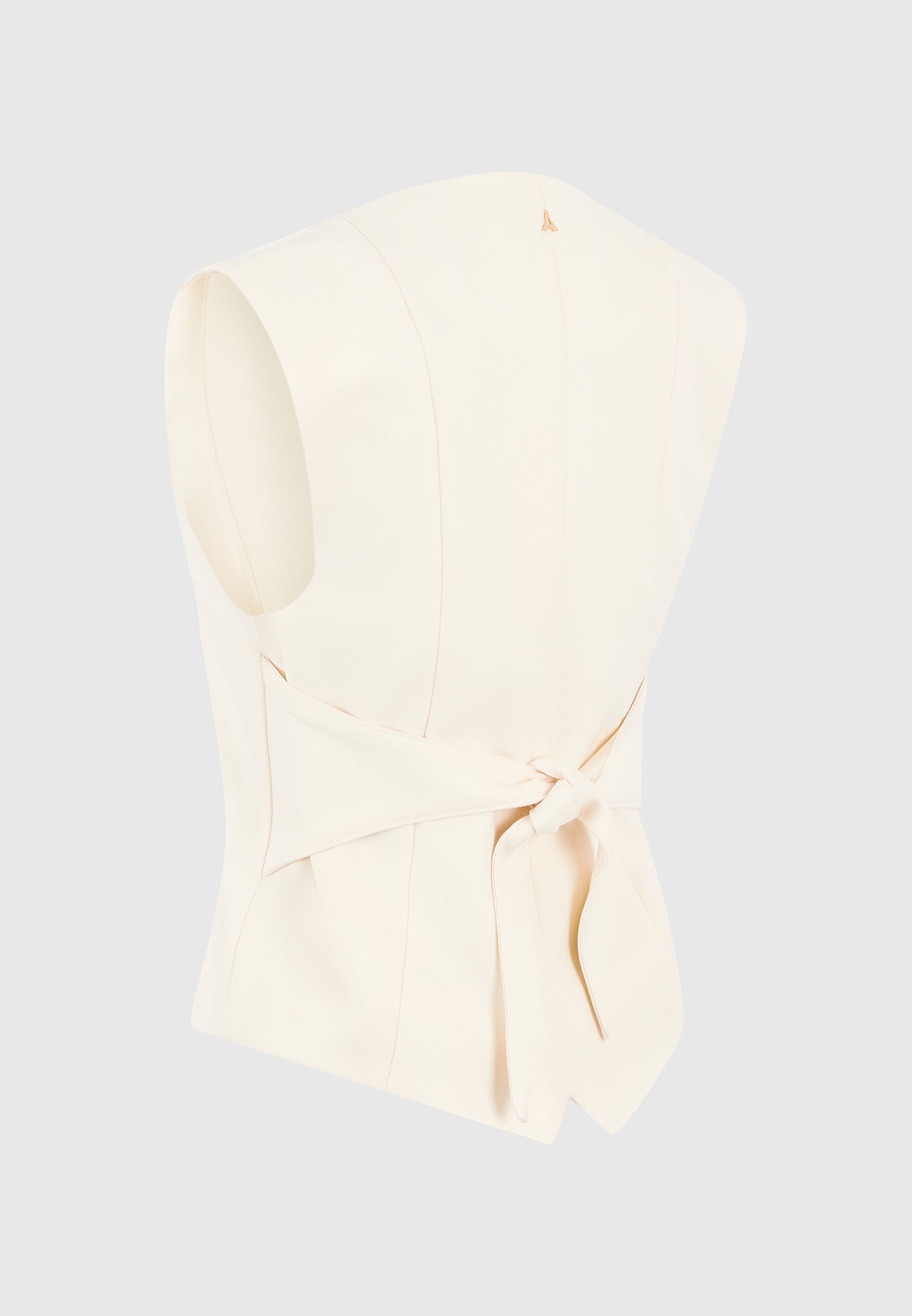 Christine - Tailored Cinch Waistcoat - Off White
