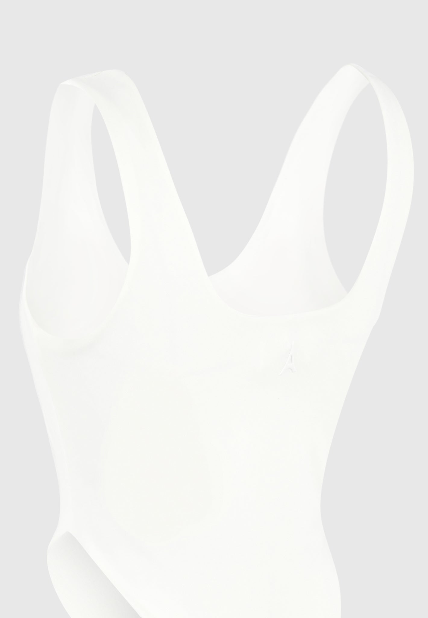 Manon - Double Layer High Leg Bodysuit - Off White