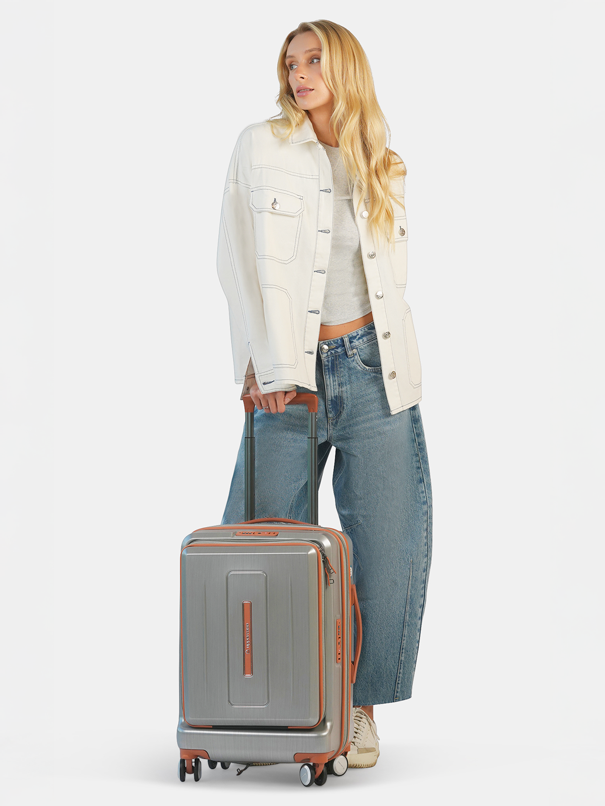 Blaire|100% Cotton Oversized Denim Jacket