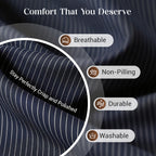 Women's Pinstripe Double-Breasted Suit Set