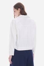 Saiah|100% Cotton Utility Shacket