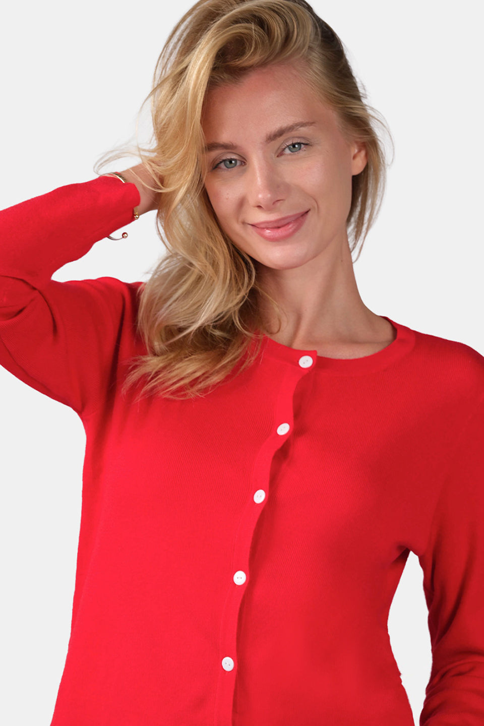 Lumi|Viscose Button Down Knit Cardigan
