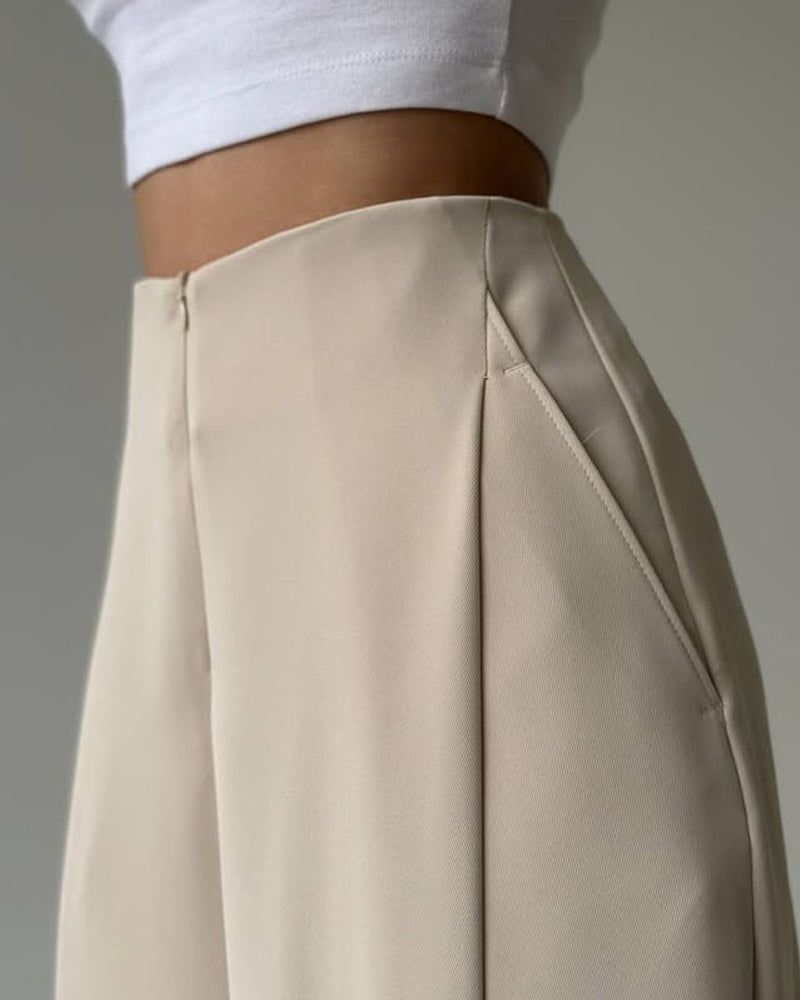 Fashion Design Sense Zipper Pants