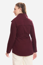 Sine|100% Cotton Utility Jacket With Flange