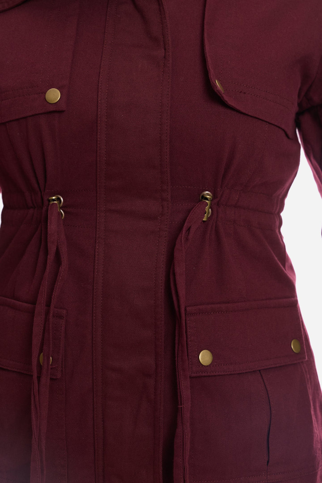 Sine|100% Cotton Utility Jacket With Flange