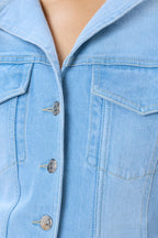 Innes|Cotton Faded Traditional Denim Blazer