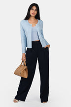 Onda|Viscose Button Down Knit Cardigan