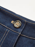 High-Waisted Straight-Leg Jeans