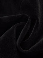 Velvet Stand Collar Blazer