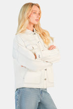 Blaire|100% Cotton Oversized Denim Jacket