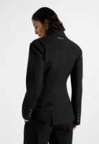 Maia - Double Breasted Blazer - Black