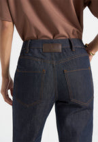 Abbie - Stacked Fit And Flare Jeans - Indigo