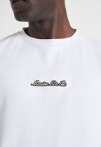 TS001 - Unisex Signature Relaxed fit Cotton T-Shirt - White