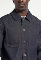 Asher - Unisex Denim Shirt - Indigo