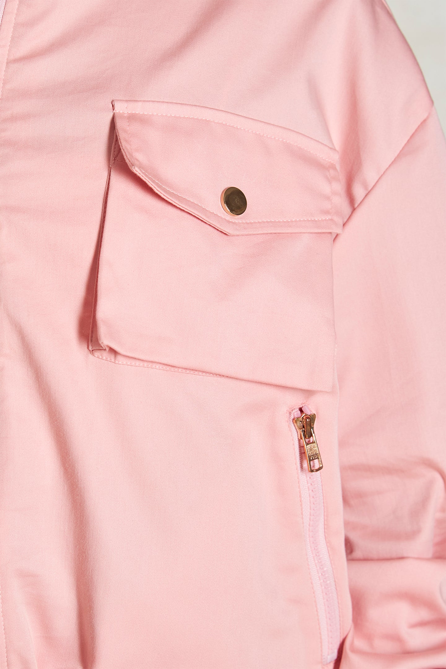 Chloe|100% Cotton Bomber Jacket