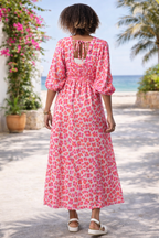 Women’s Printed V-Neck Dress – Comfort, Elegance & Versatility