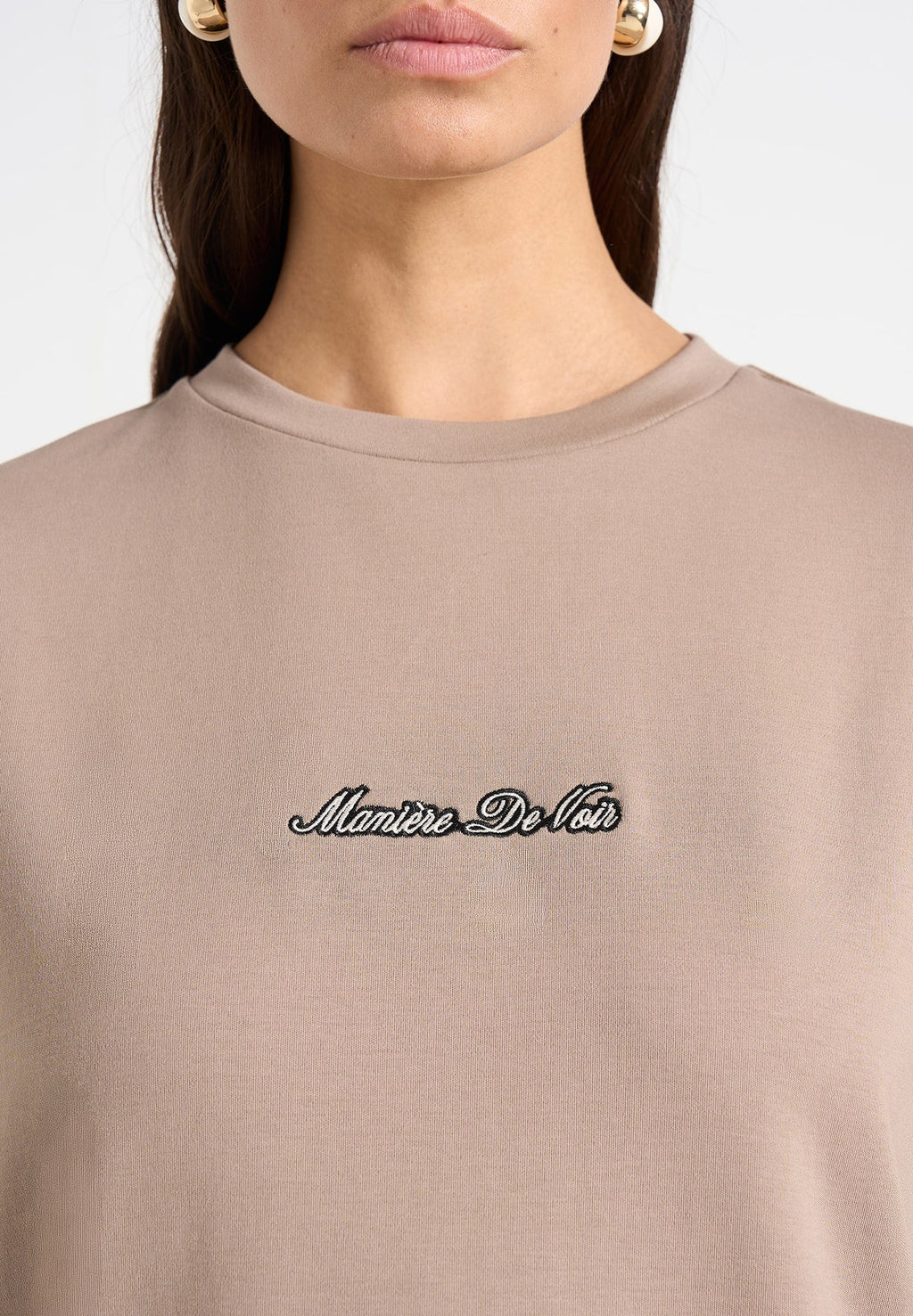 TS001 - Unisex Signature Relaxed Fit Cotton T-Shirt - Taupe