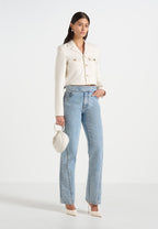 Daphina - Tailored Jacket - Cream