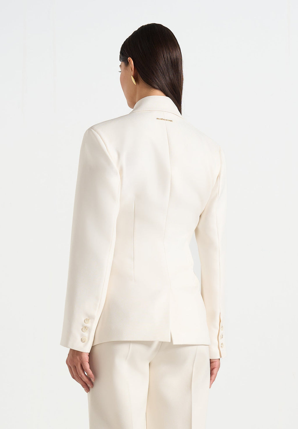 Maia - Double Breasted Blazer - Cream