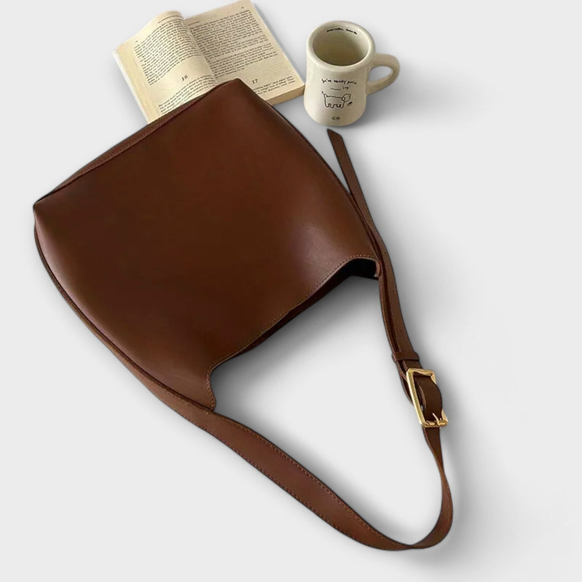 Evelyn – Elegant Leather Shoulder Bag