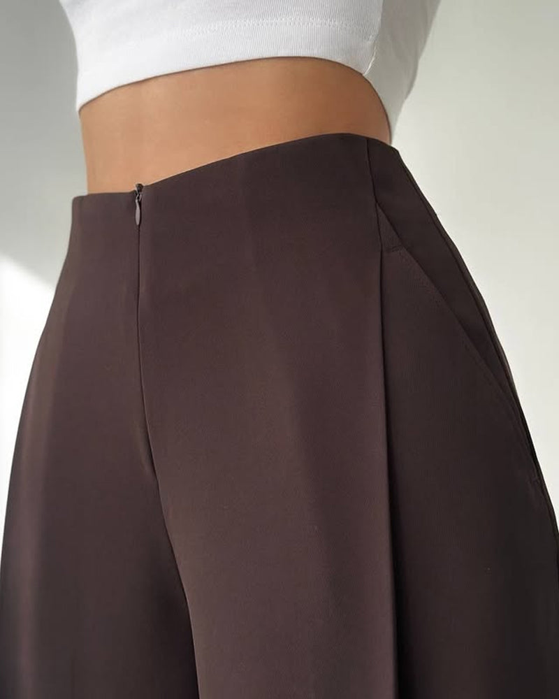 Fashion Design Sense Zipper Pants