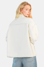 Blaire|100% Cotton Oversized Denim Jacket
