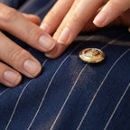 Women's Pinstripe Double-Breasted Suit Set