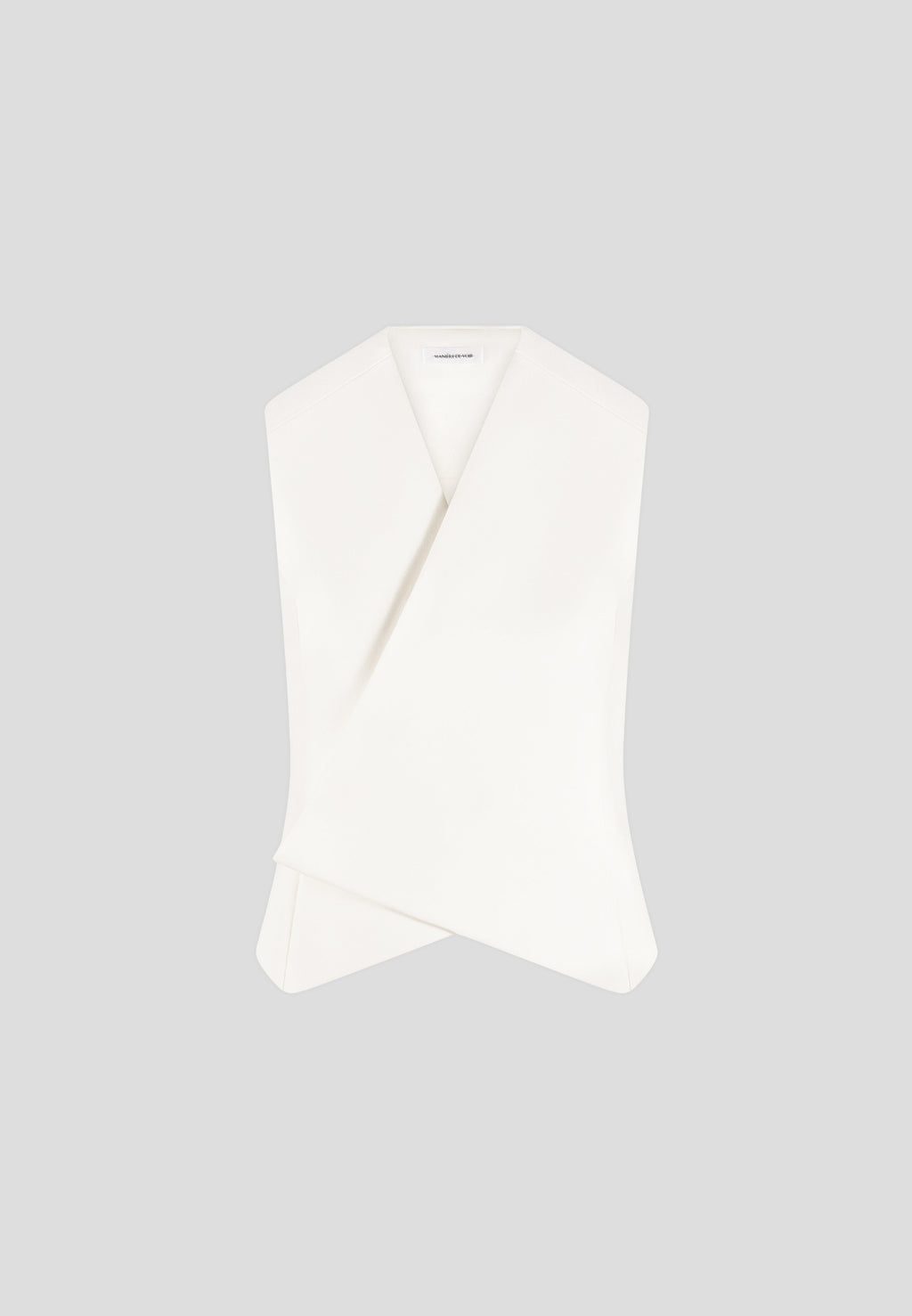 Laurence - Tailored Wrap Waistcoat - Cream