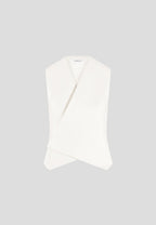 Laurence - Tailored Wrap Waistcoat - Cream