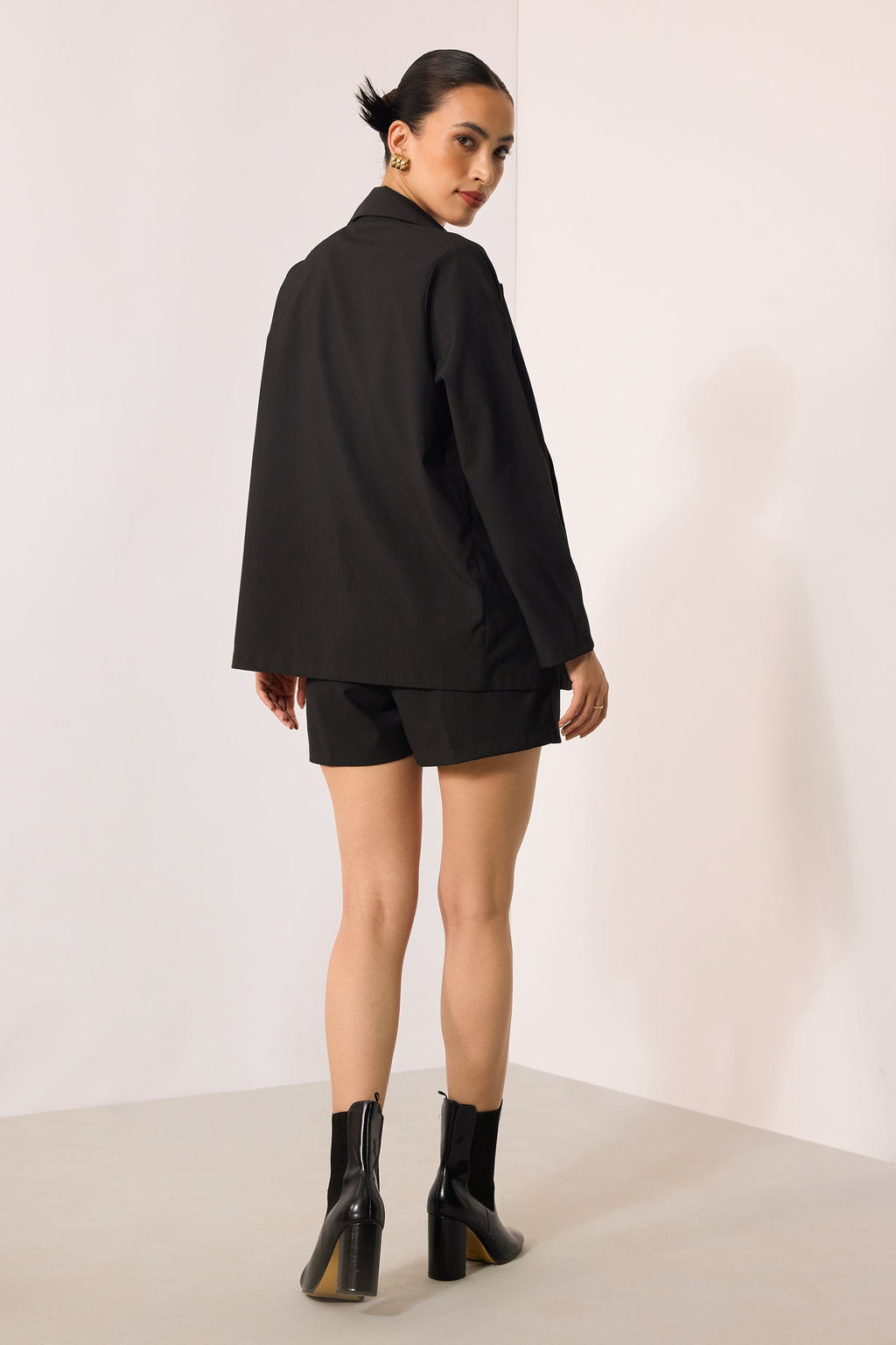 Madison|Viscose Stretch Single Breasted Blazer